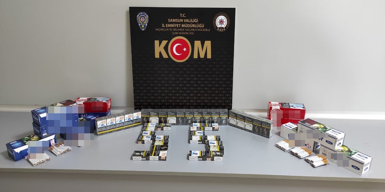 Samsun’da 2 Bin 320 Adet Doldurulmuş Sigara Ele Geçirildi