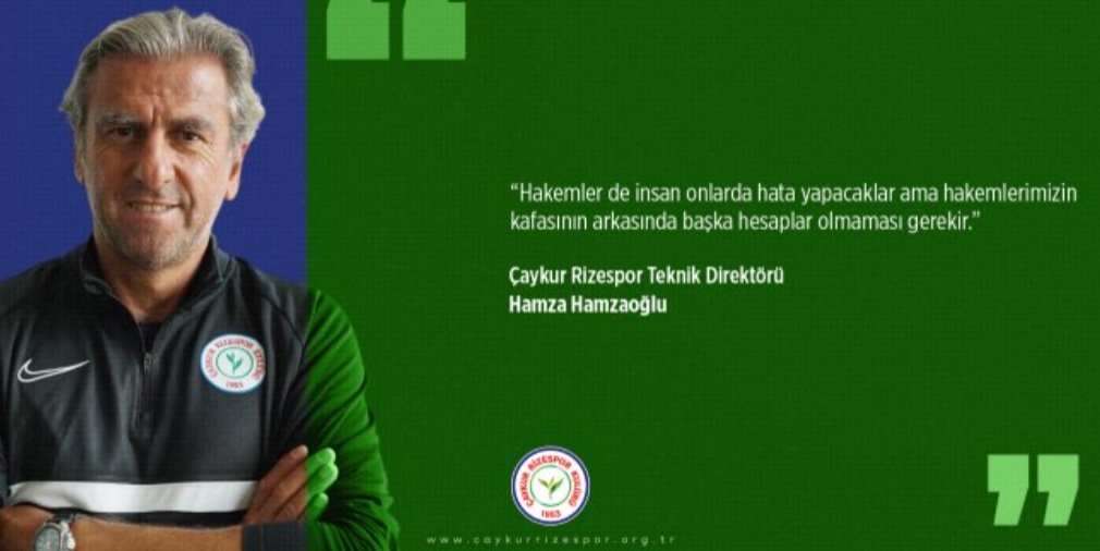 Hamzaoğlu : Hakemlerimizin Kafasının arkasında başka hesaplar olmamalı