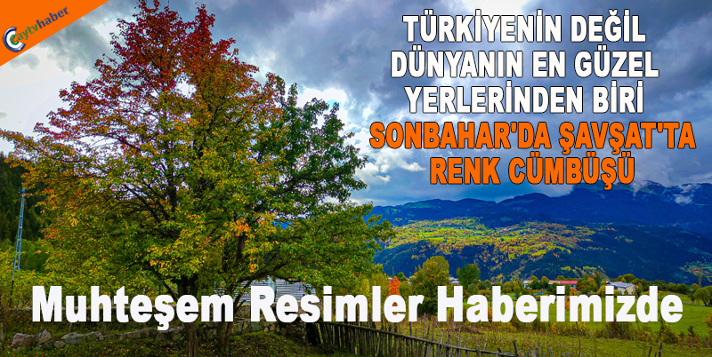 TÜRKİYENİN DEĞİL DÜNYANIN EN GÜZEL YERLERİNDEN BİRİ , SONBAHAR'DA ŞAVŞAT'TA RENK CÜMBÜŞÜ