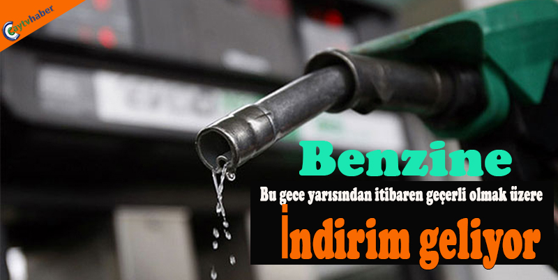 Benzine Bu gece yarısından itibaren geçerli olmak üzere indirim geliyor