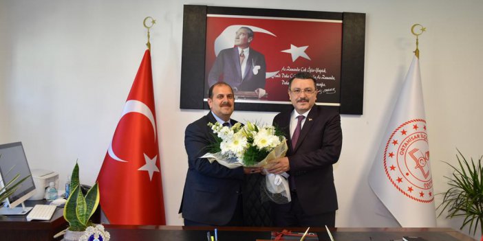 Başkan Genç’ten Müdür Karakaş’a Hayırlı Olsun Ziyareti