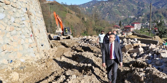 BASKAN TÜRÜT GUNEYSU İLCESİNDE AFET SONRASI DEVAM EDEN ÇALIŞMALARI İNCELEDİ