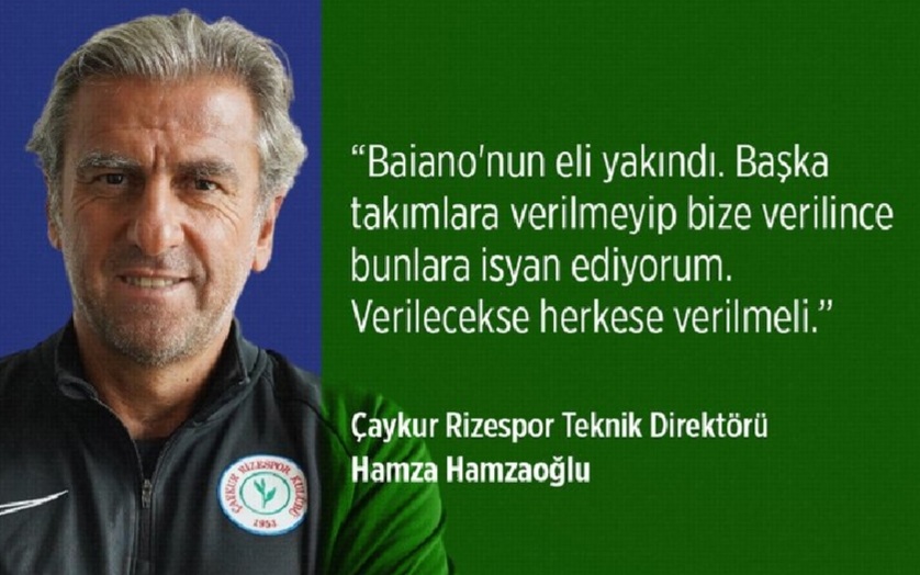 Hamzaoğlu ; Mücadeleden dolayı oyuncularımı tebrik ediyorum