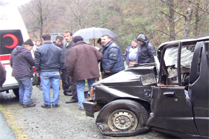 Rize'de Trafik Kazası 3 Yaralı