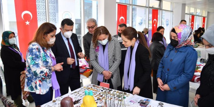 Ortahisar'da 'Kadın Emeği Çarşısı' açıldı