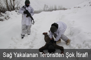 Sağ yakalanan PKK'lı konuştu
