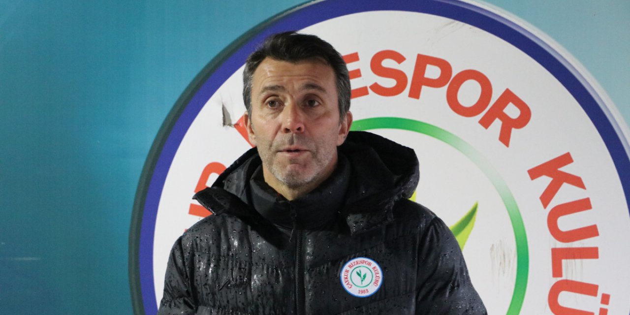 Çaykur Rizespor Teknik Direktörü Bülent Korkmaz'ın Maç sonu açıklaması