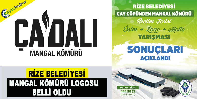 RİZE BELEDİYESİ MANGAL KÖMÜRÜ LOGOSU BELLİ OLDU