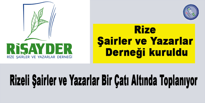 Rize Şairler ve Yazarlar Derneği kuruldu