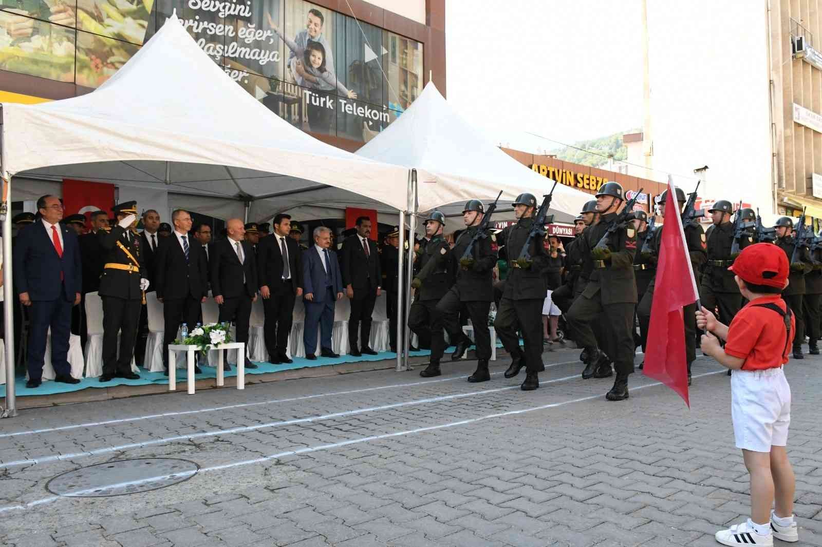 Artvin’de 30 Ağustos Zaferi Kutlamalarında Coşku