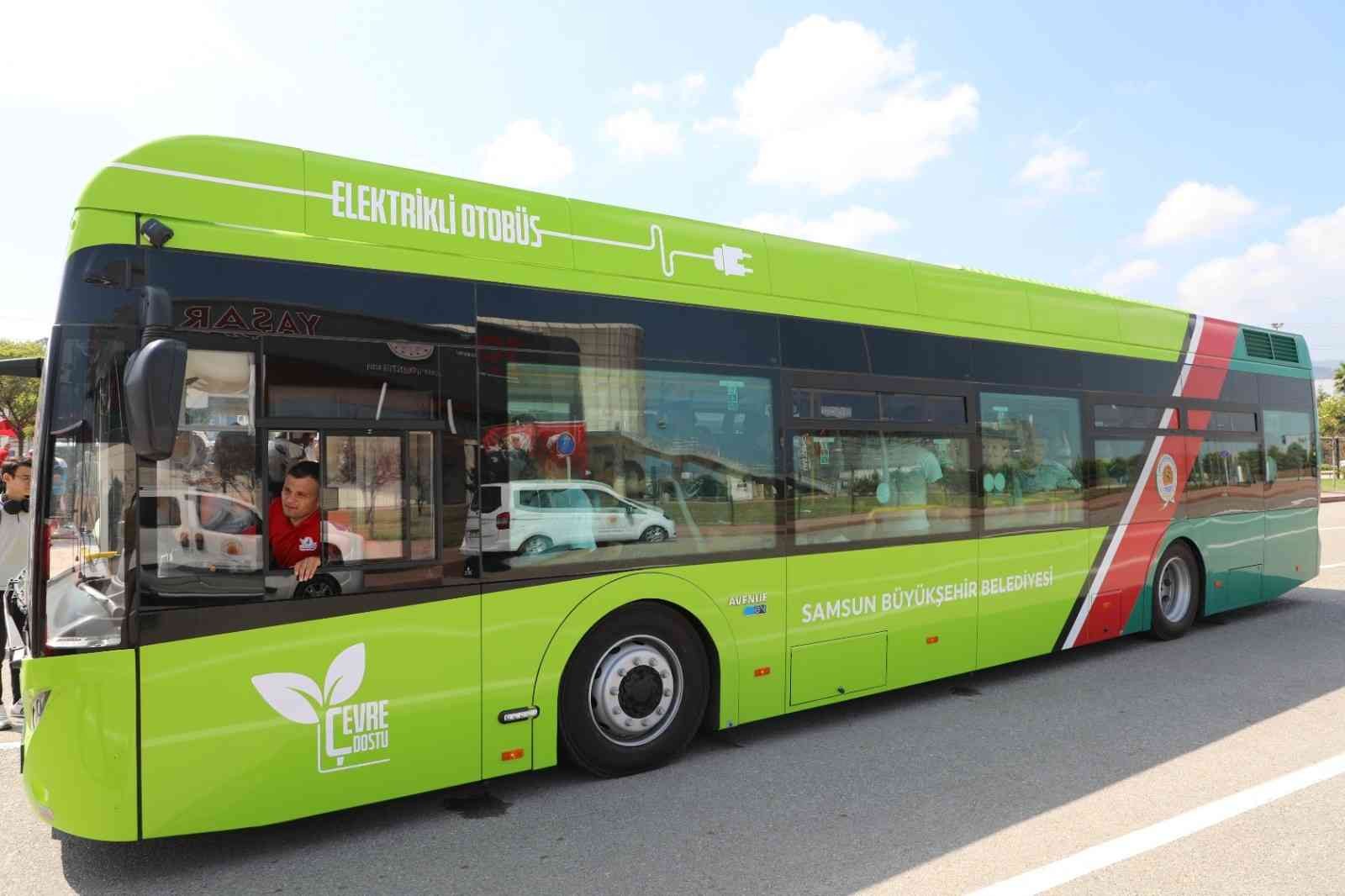 Samsun'da Türkiye’nin İlk Ultra Şarj Özellikli Elektrikli Otobüsleri Yolcu Taşımaya Başladı