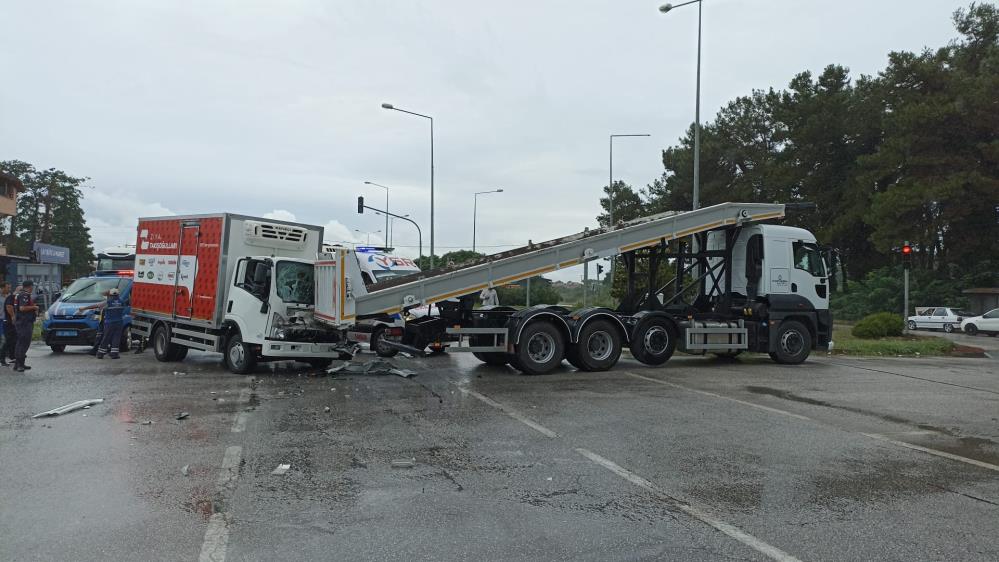 Samsun’da Trafik Kazası: 1 Yaralı