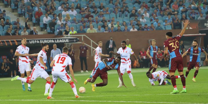 UEFA AVRUPA LİGİ: TRABZONSPOR: 2 - KIZILYILDIZ: 1