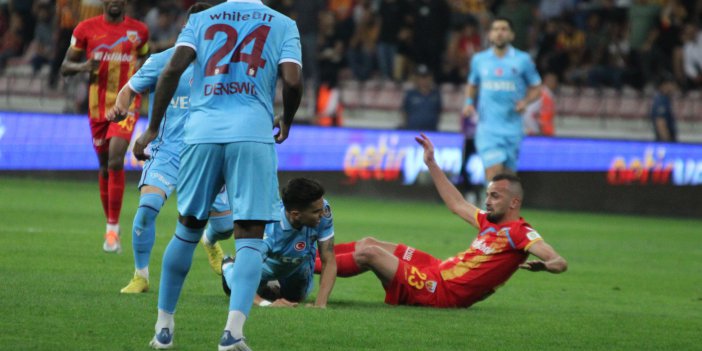 TRABZONSPOR DEPLASMANDA KAYSERİSPOR'U 2 - 1 MAĞLUP ETTİ