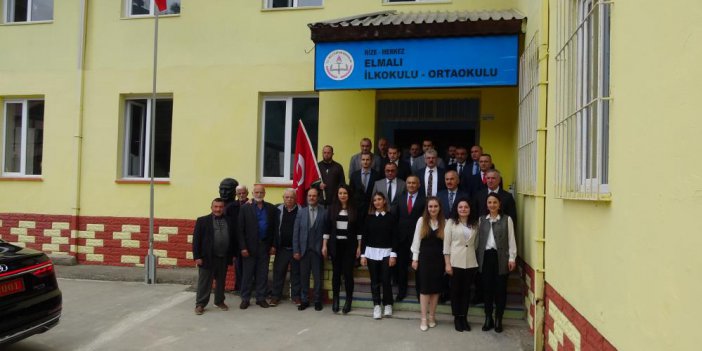 RİZE'DE GEÇTİĞİMİZ YIL YAŞANAN SELDE BAHÇESİ ZARAR GÖREN OKUL YENİDEN EĞİTİM VE ÖĞRETİME AÇILDI