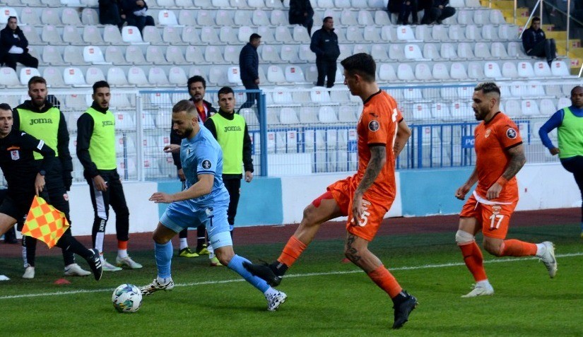 SPOR TOTO 1. LİG'İN 13.HAFTASINDA ERZURUMSPOR FK, KONUK ETTİĞİ ADANSPOR'U 3 - 2 MAĞLUP ETTİ