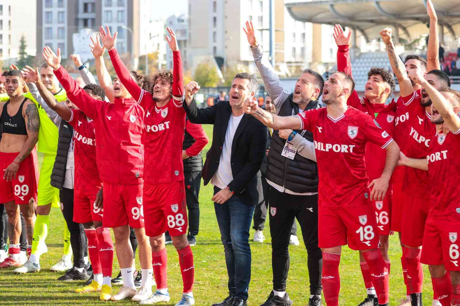 SPOR TOTO 1. LİG EKİPLERİNDEN SAMSUNSPOR, LİGDE OYNADIĞI SON 3 MAÇI DA KAZANDI VE 2. SIRAYA KADAR YÜKSELDİ