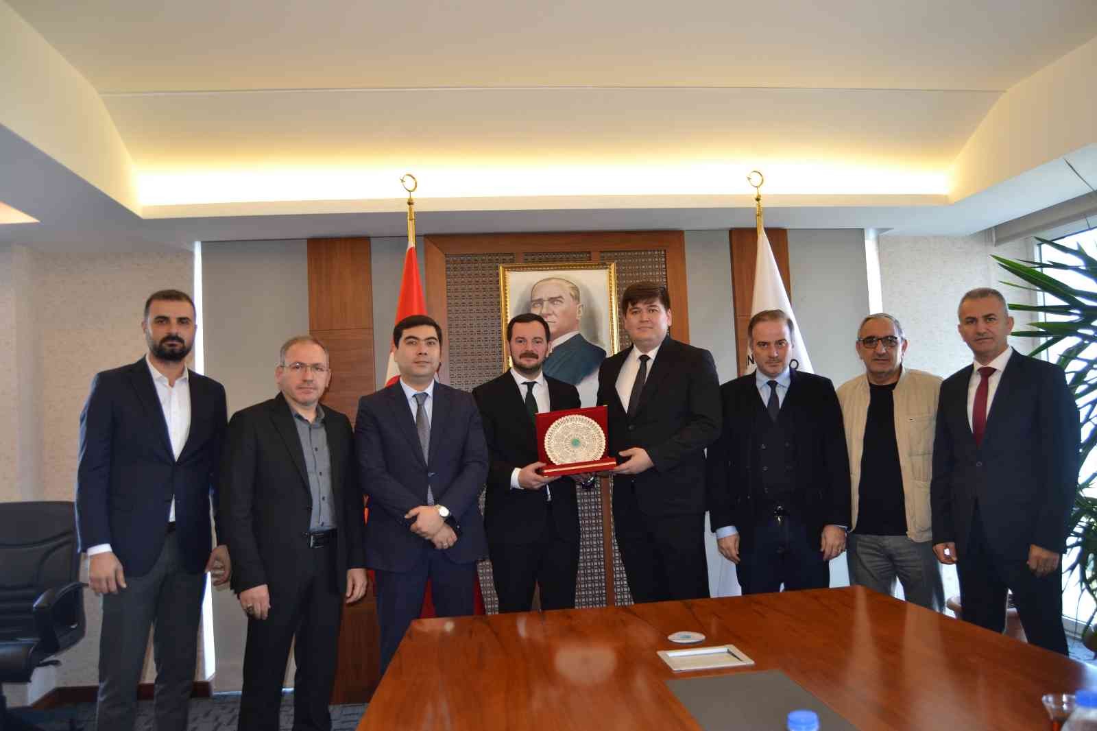 ÖZBEKİSTAN'IN ANKARA BÜYÜKELÇİLİĞİ MÜSTEŞARI MAŞRAB MAMİROV VE BÜYÜKELÇİLİK BAŞKÂTİBİ HURŞİD RAHMANOV TRABZON ARSİN ORGANİZE SANAYİ BÖLGESİNİ ZİYARET ETTİ