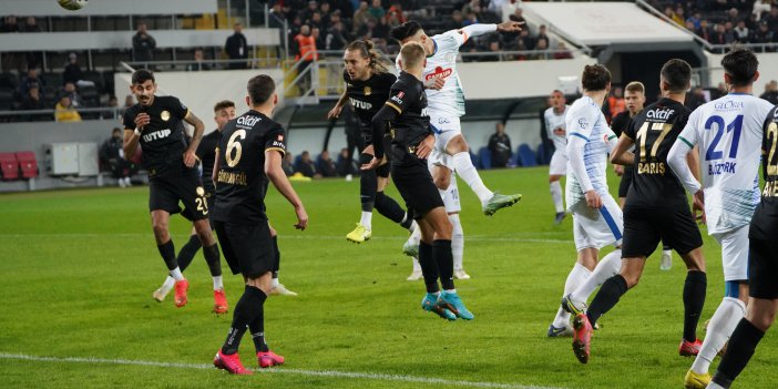 SPOR TOTO 1. LİG’İN 15. HAFTASINDA Ç.RİZESPOR DEPLASMANDA GENÇLERBİRLİĞİNİ 3 - 1 MAĞLUP ETTİ. ÇAYKUR RİZESPOR PUANINI 25'ŞE YÜKSELTTİ