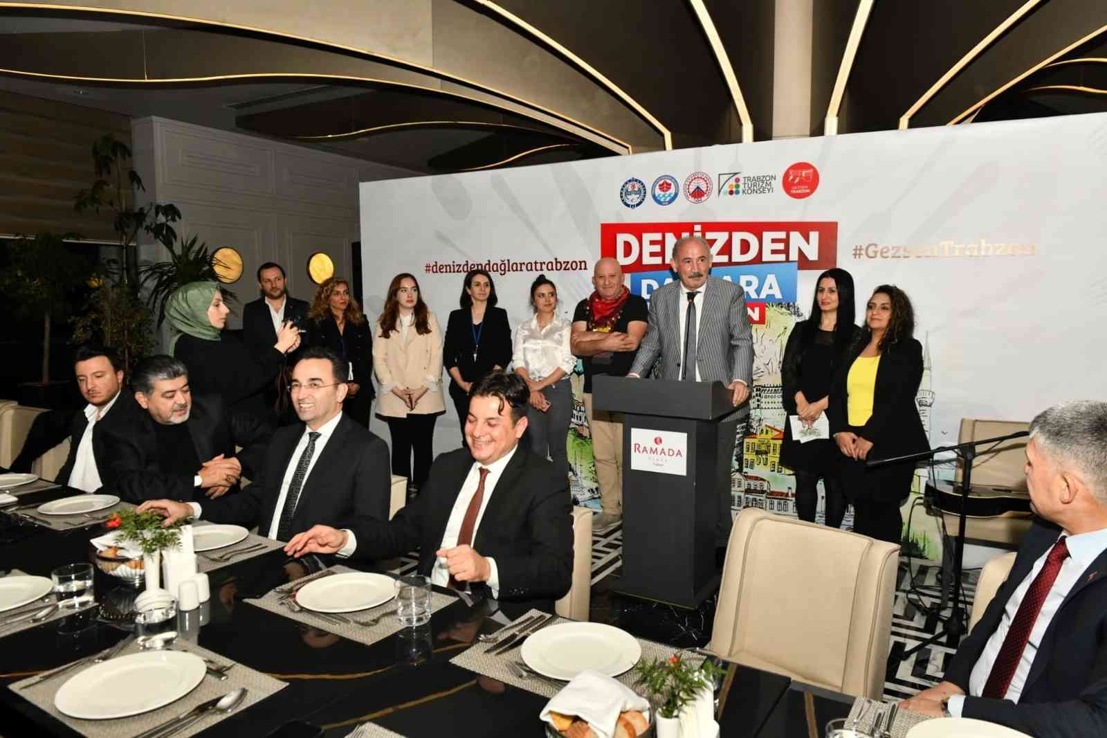TÜRKİYE’NİN ÖNDE GELEN İSİMLERİ ’DENİZDEN DAĞLARA TRABZON’ ETKİNLİĞİNDE BULUŞTU