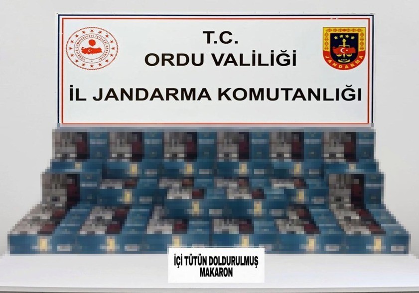 ORDU'DA JANDARMA EKİPLERİ TARAFINDAN UYUŞTURUCU VE KAÇAK TÜTÜNE YÖNELİK YAPILAN OPERASYONDA YAKALANAN 2 ŞÜPHELİ ADLİYEYE SEVK EDİLDİ