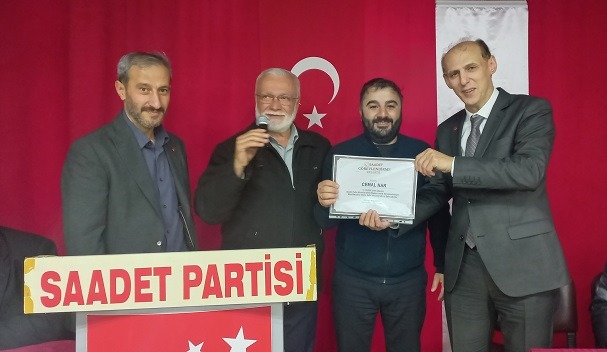 SAADET PARTİSİ RİZE İL BAŞKANI AV. MUHAMMET KAÇAR, “MİLLİ GÖRÜŞ’ÜN MİLLET İTTİFAKI’YLA İKTİDARA GELECEK ” MİLLİ GÖRÜŞ ANCAK 1997 DE KISA SÜRELİ İKTİDAR OLABİLDİ.MİLLİ GÖRÜŞ,MİLLET İTTİFAKIYLA YENİDEN İKTİDARA GELECEKTİR DEDİ