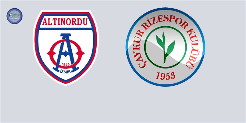 ÇAYKUR RİZESPOR YİNE BÜYÜK BİR AVANTAJI TEPTİ. ALTINORDU 0 - 0 ÇAYKUR RİZESPOR