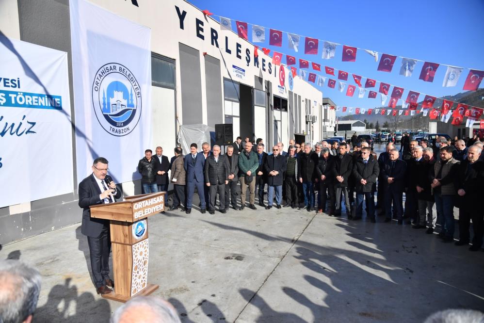 TRABZON’DA ORTAHİSAR BELEDİYESİ’NİN AKOLUK YERLEŞKESİ BUGÜN DÜZENLENEN TÖRENLE HİZMETE GİRDİ