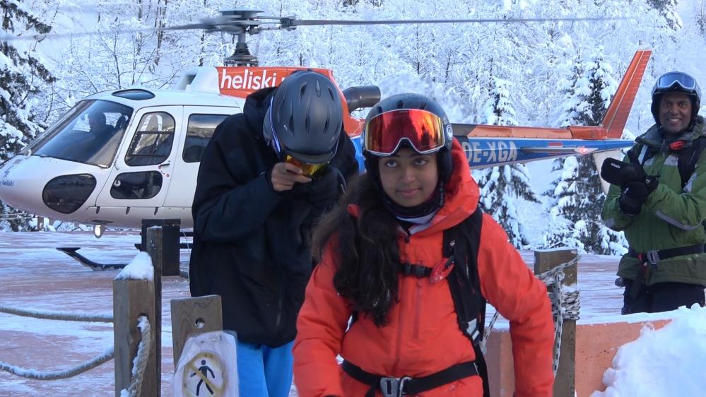 DÜNYADAKİ EN PAHALI, ELİT VE TEHLİKELİ SPOR DALLARI ARASINDA GÖSTERİLEN "HELİKAYAK', DÜNYACA BİLİNEN ADI İLE "HELİSKİ', BUGÜN KAÇKAR DAĞLARI'NDA YAPILDI
