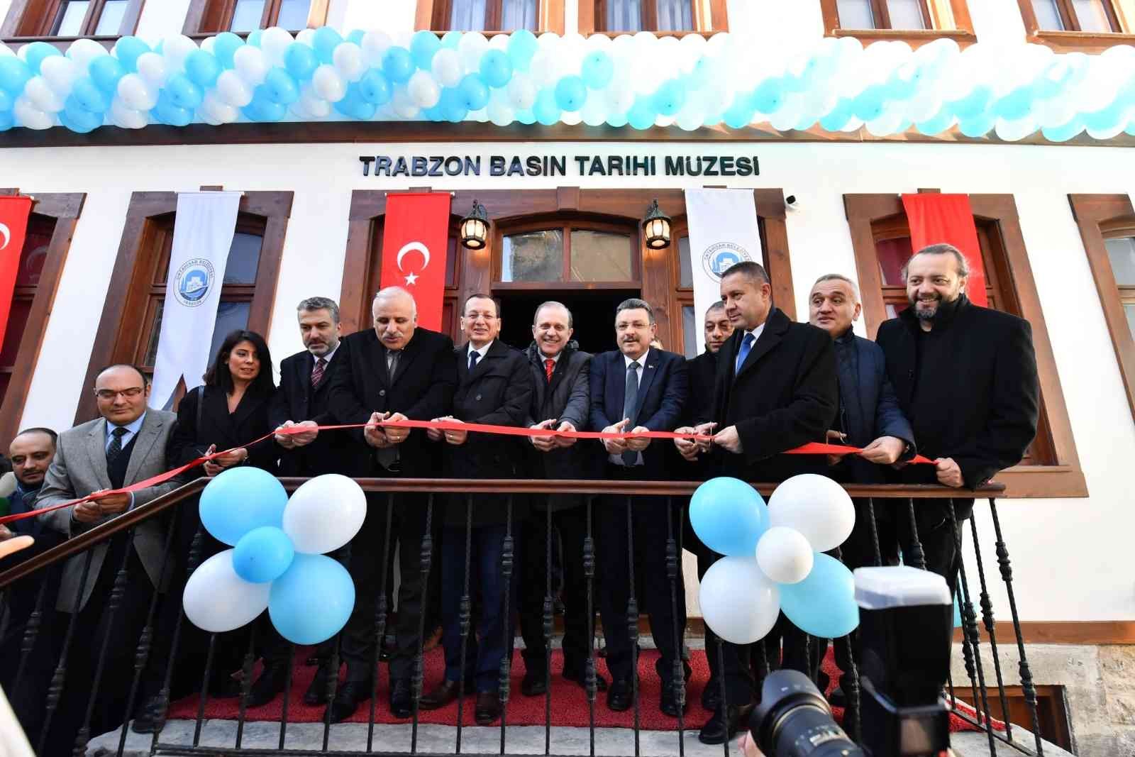 TÜRKİYE'NİN İÇİNDE EN FAZLA MATERYAL BULUNAN BASIN MÜZESİ TRABZON'DA 10 OCAK GAZATECİLER GÜNÜ'NDE ZİYARETE AÇILDI