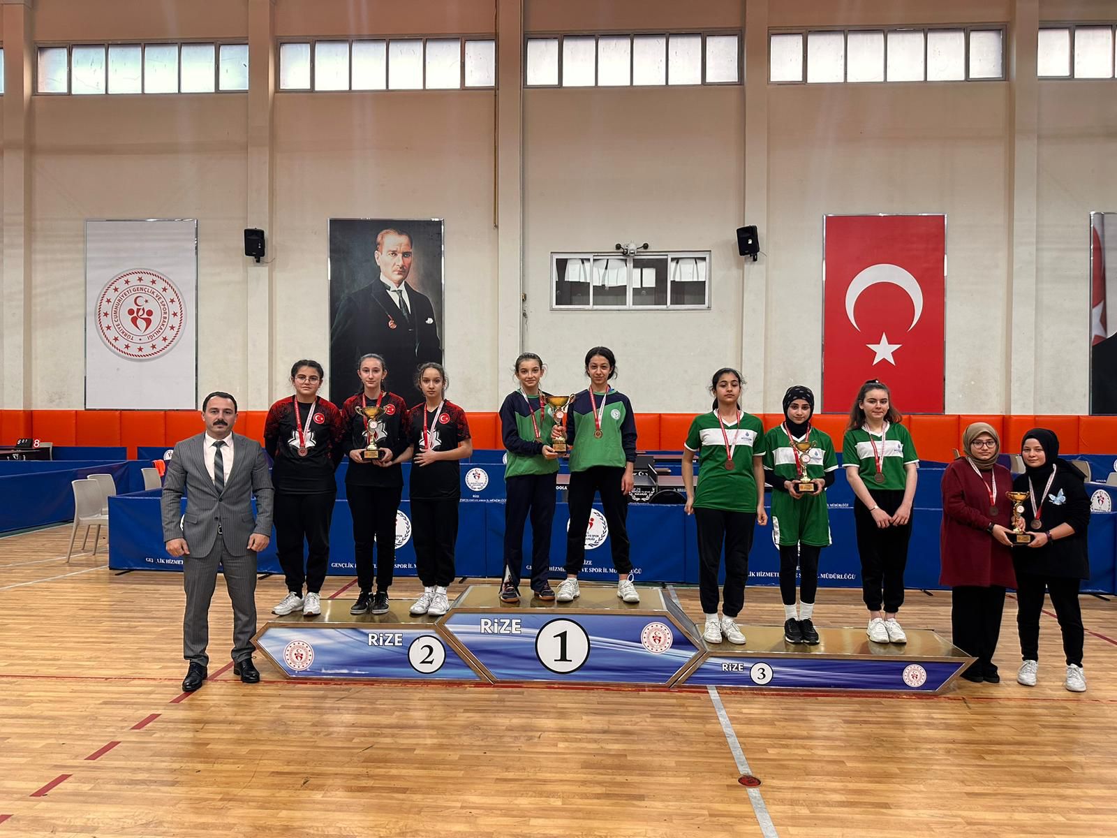 RİZE GENÇLİK VE SPOR İL MÜDÜRLÜĞÜ’NÜN YILDIZLAR MASA TENİSİ İL BİRİNCİLİĞİ MÜSABAKALARI 80 SPORCUNUN BİRİNCİLİK MÜCADELESİNE SAHNE OLDU