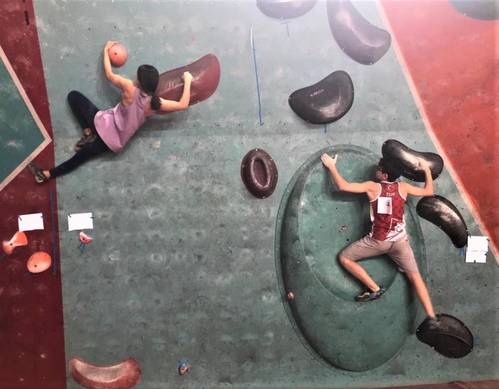 TRABZON GENÇLİK VE SPOR İL MÜDÜRLÜĞÜ SPOR TIRMANIŞ BOULDER (KISA KAYA) İL ŞAMPİYONASI GERÇEKLEŞTİRİLDİ