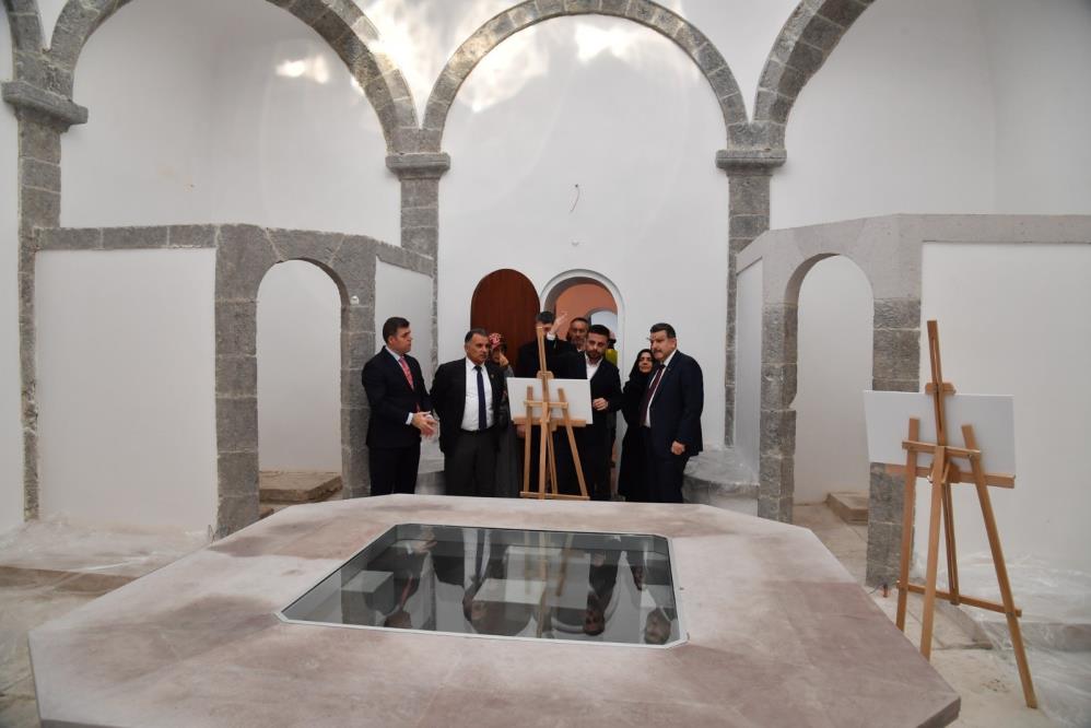 TRABZON'DA 1882 YILINDA ASKERİ HASTANE VE KIŞLAYA HİZMET VERMEK İÇİN YAPILAN HASANPAŞA HAMAMI, RESTORASYON ÇALIŞMALARI TAMAMLANDI