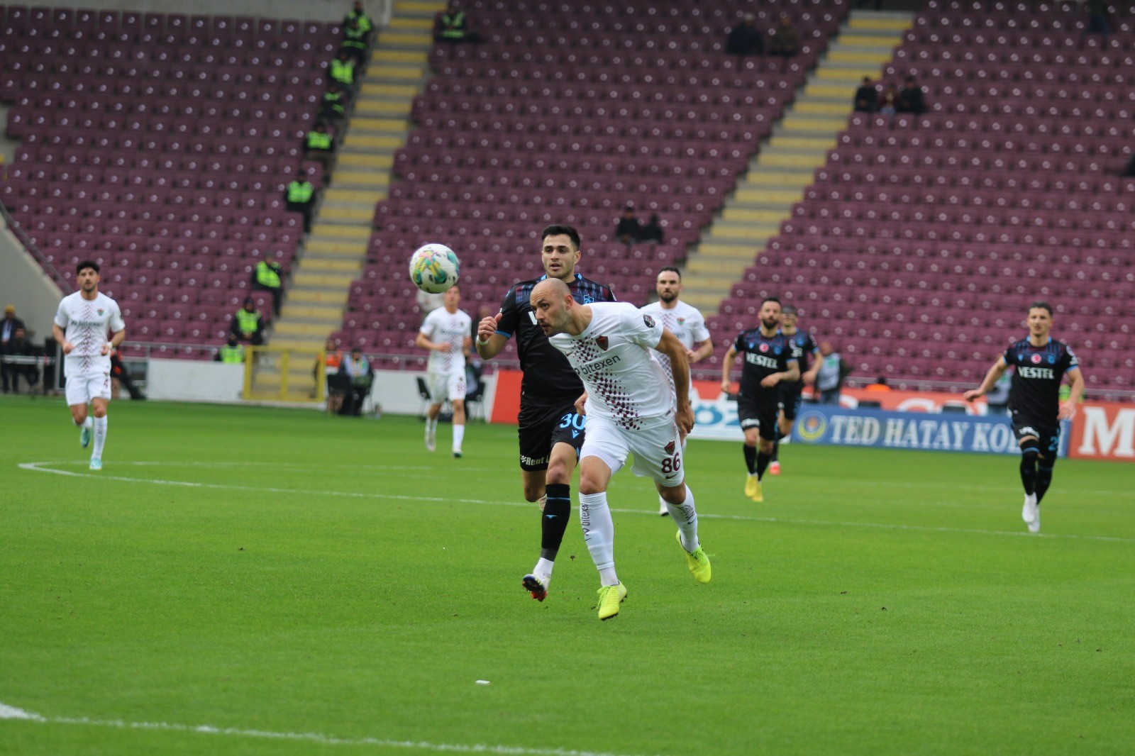 SPOR TOTO SÜPER LİG'İN 21. HAFTASINDA TRABZONSPOR DEPLASMANDA A. HATAYSPOR'A 2 - 1 MAĞLUP OLDU