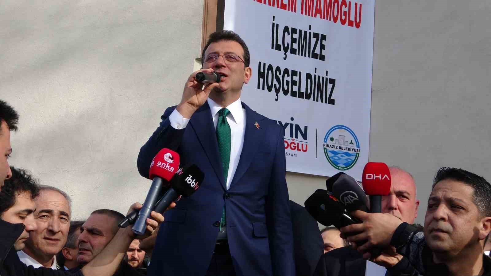 İBB BAŞKANI EKREM İMAMOĞLU, PİRAZİZ VE TİREBOLU İLÇELERİNE İBB TARAFINDAN VERİLEN KATKIYLA HAYATA GEÇİRİLEN PROJELERİ YERİNDE İNCELEMEK VE AÇILIŞINI GERÇEKLEŞTİRMEK ÜZERE GİRESUN'A GELDİ