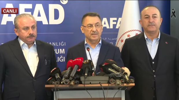 CUMHURBAŞKANI YARDIMCISI OKTAY: “284 VEFATIMIZ, 2 BİN 323 YARALIMIZ VE BİN 710 YIKILAN BİNAMIZ VAR”