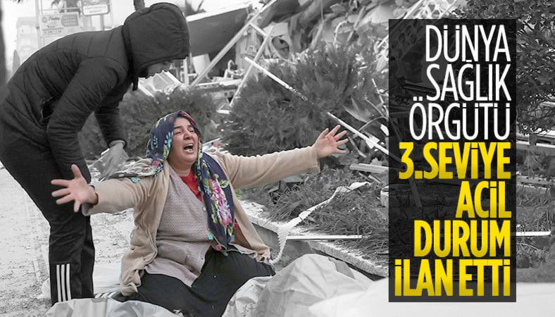 DÜNYA SAĞLIK ÖRGÜTÜ AVRUPA BÖLGESİ DİREKTÖRÜ DR. HANS KLUGE, YAŞANAN DEPREM FELAKETİ İÇİN EN YÜKSEK SEVİYE OLAN 3. SEVİYE ACİL DURUM İLAN ETTİKLERİNİ DUYURDU