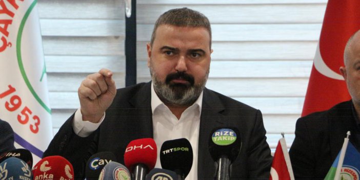 ÇAYKUR RİZESPOR KULÜP BAŞKANI İBRAHİM TURGUT: AYRIŞTIRICI, BÖLÜCÜ, KİN, NEFRET KUSAN SÖYLEMLER OLDU MU RİZELİ OLARAK SESİMİZ ÇIKAR