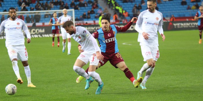SPOR TOTO SÜPER LİG'İN 24. HAFTASINDA TRABZONSPOR, KONUK ETTİĞİ ÜMRANİYESPOR'A 2 - 1 MAĞLUP OLDU