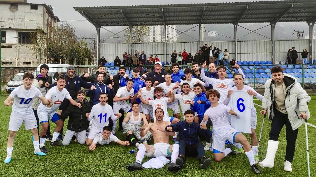 ÇAYKUR RİZESPOR U17 TAKIMI GELİŞİM LİG'İNDE GRUBUNU LİDER TAMAMLAYARAK TÜRKİYE ŞAMPİYONASINA DOĞRUDAN KATILMAYA HAK KAZANDI