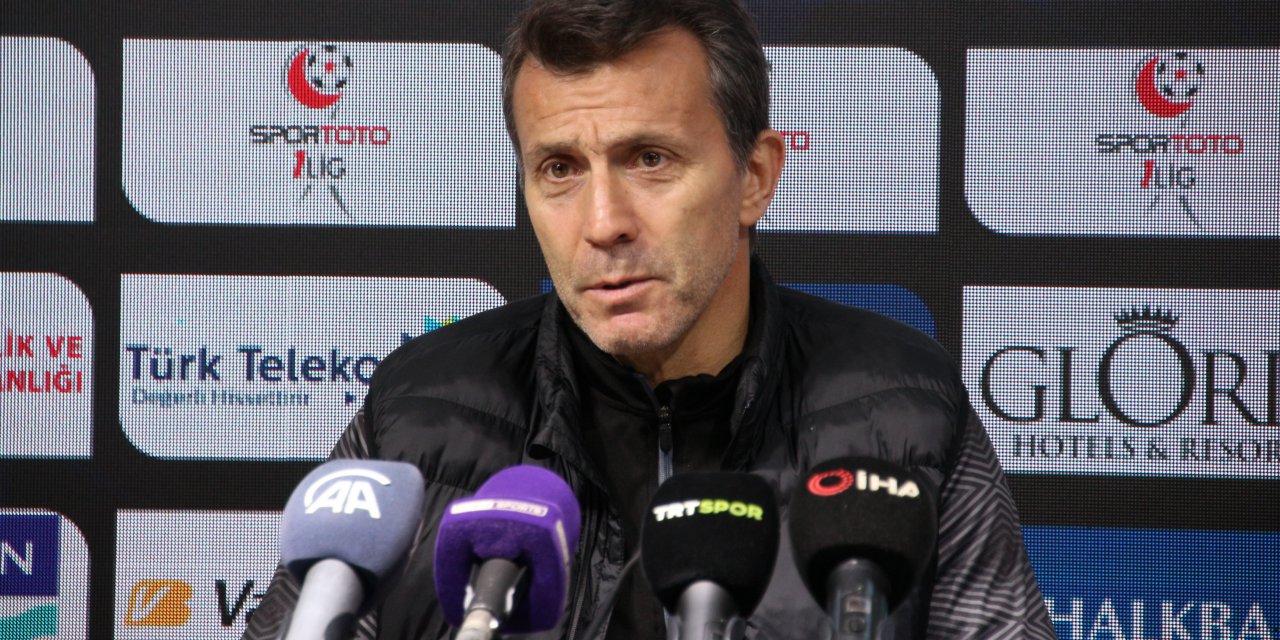 Ç.RİZESPOR TEKNİK DİREKTÖRÜ BÜLENT KORKMAZ, GENÇLERBİRLİĞİ MAÇININ ARDINDAN YAPTIĞI AÇIKLAMADA, SONA DOĞRU GİDİYORUZ DEDİ
