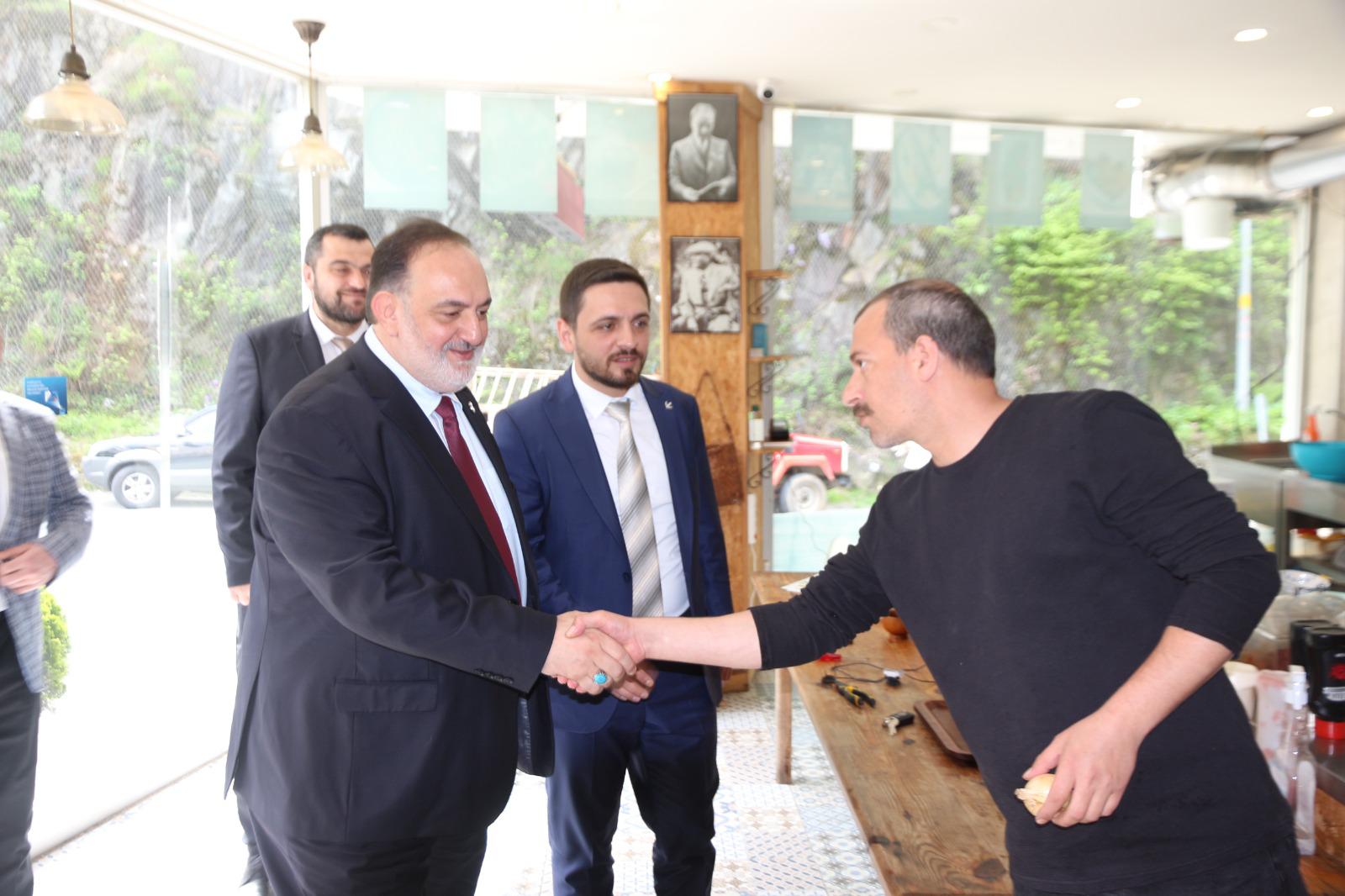 YENİDEN REFAH PARTİSİ RİZE MİLLETVEKİLİ ADAYLARI SEÇİM ÇALIŞMALARI KAPSAMINDA SAHADA ZİYARETLERİNİ SÜRDÜRÜYOR