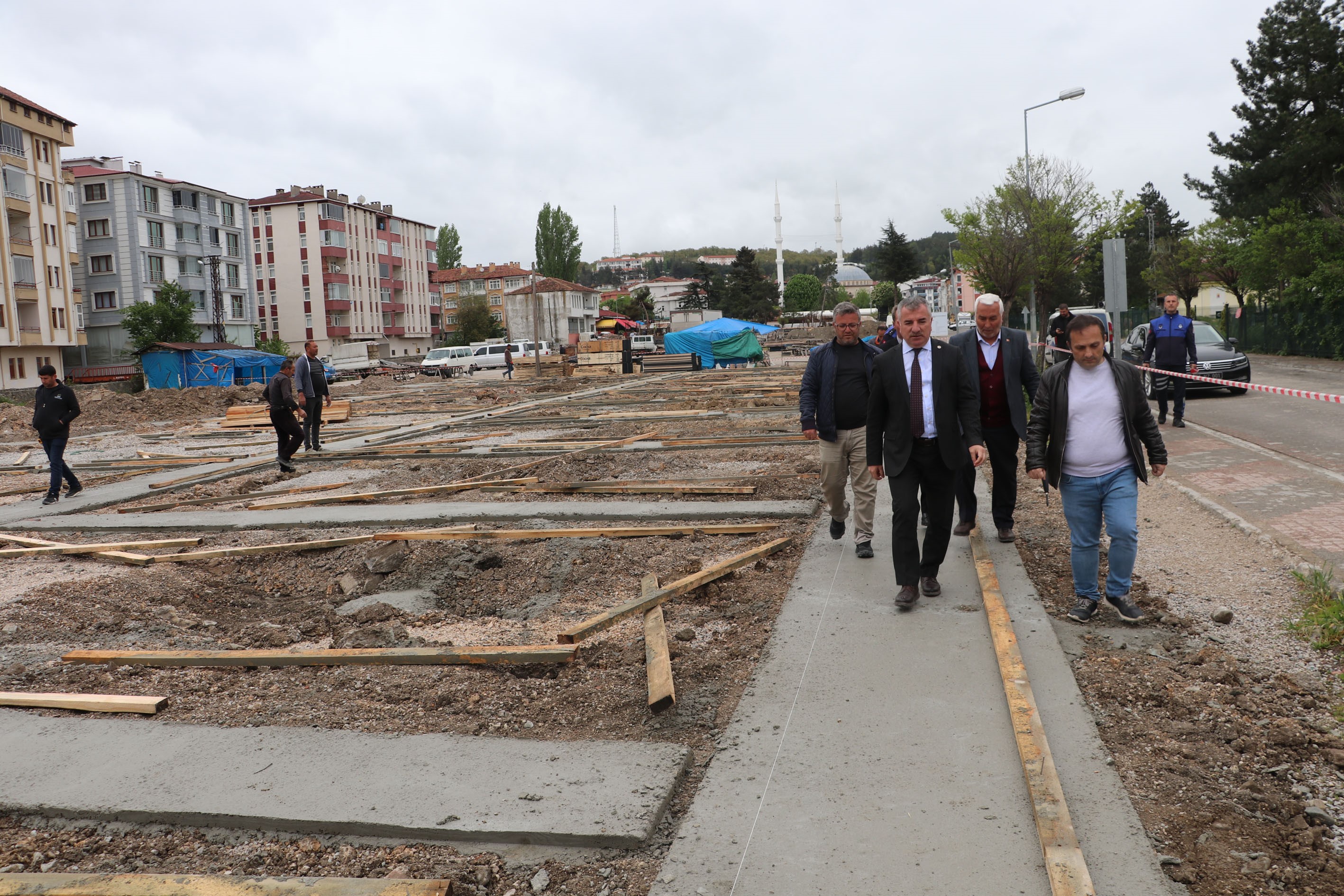 HAVZA BELEDİYESİ TARAFINDAN YAPTIRILAN HAVZA YÖRESEL ÜRÜN VE KAPALI PAZARYERİNİN İNŞAATINA BAŞLANDI