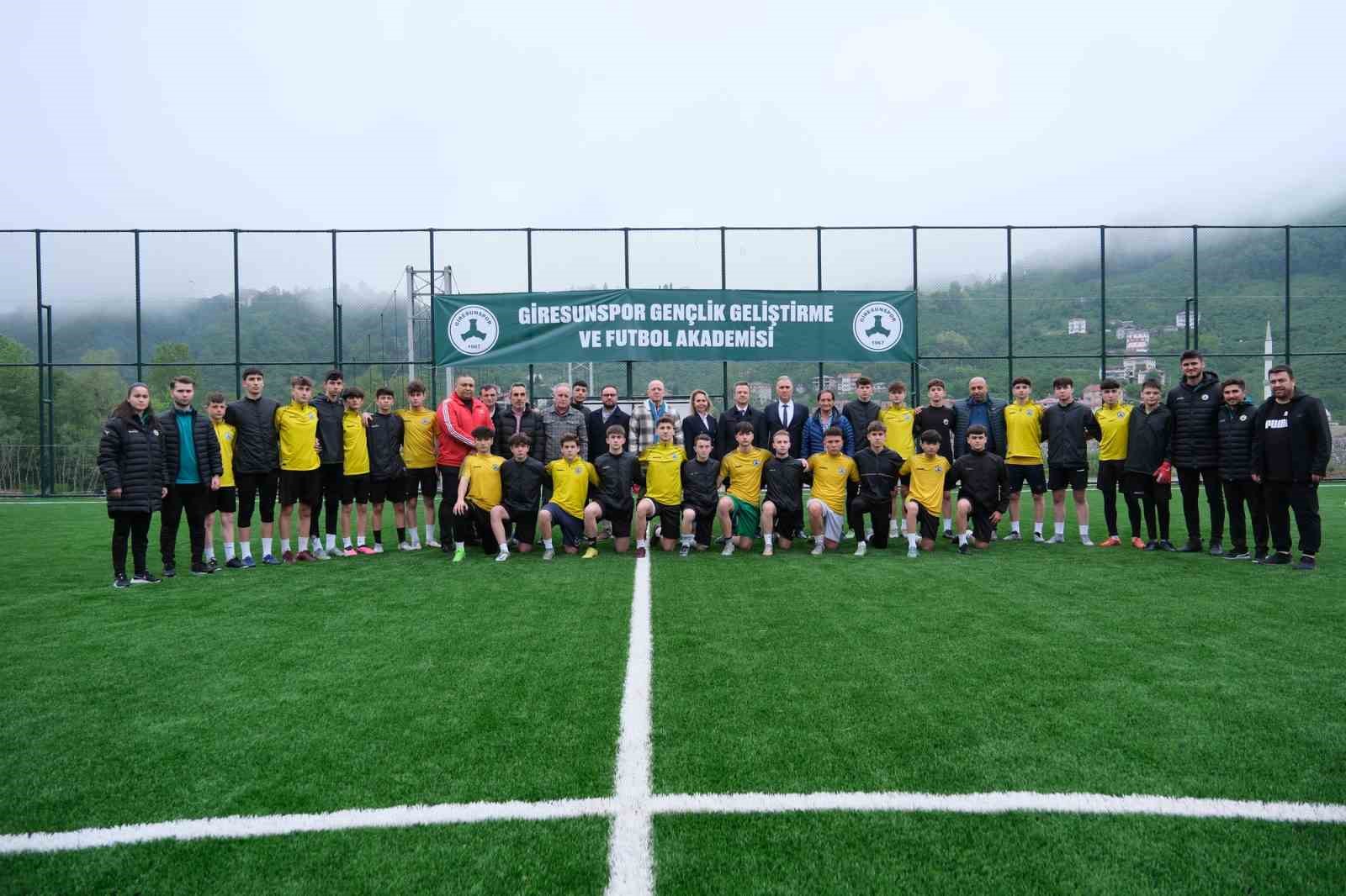 GİRESUNSPOR, YENİ ALT YAPI TESİSİNE KAVUŞTU