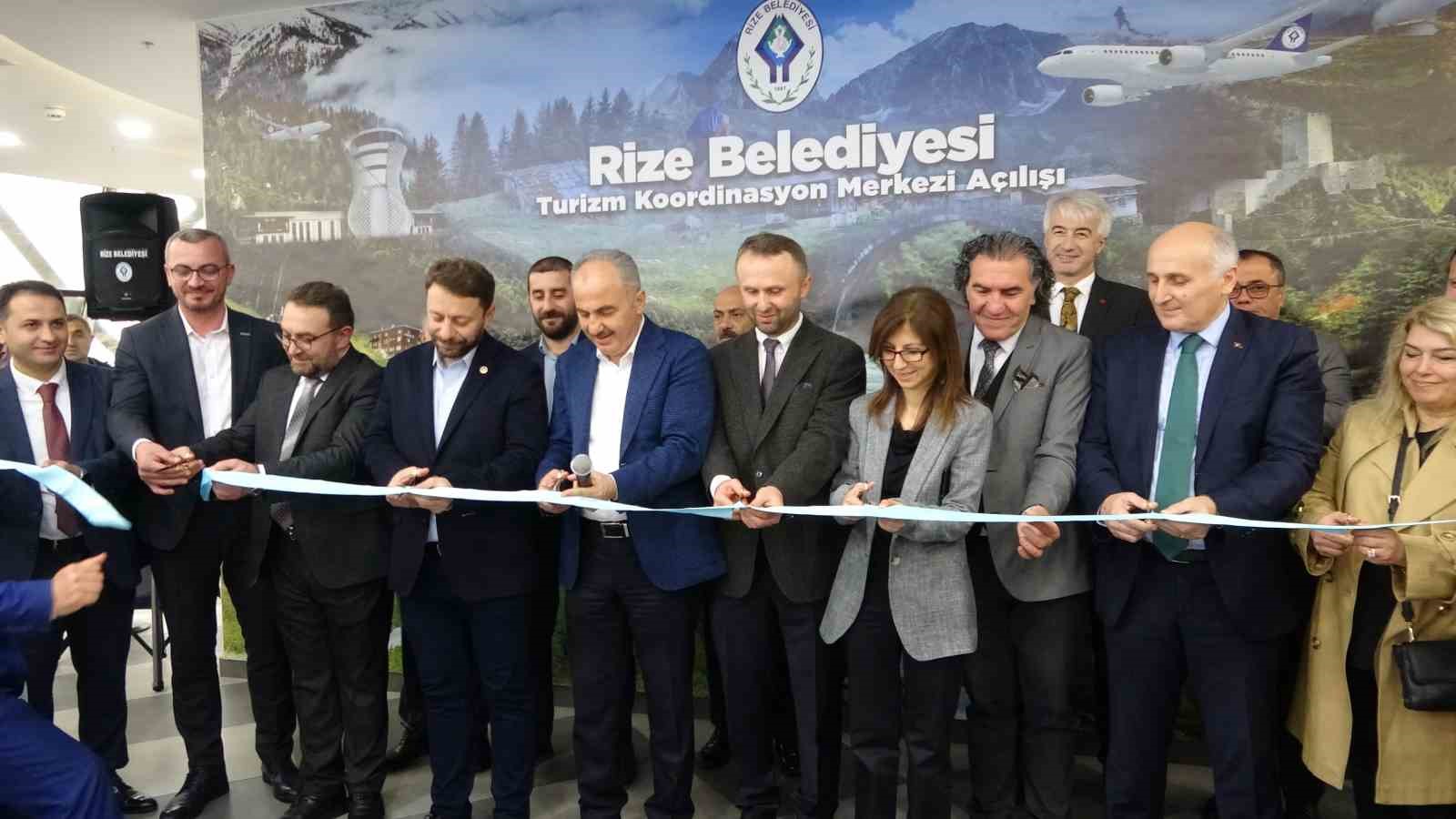 RİZE'NİN TURİZMİNİN GELİŞMESİ İÇİN VERİLECEK KARARLAR İÇİN YAPILAN TURİZM KOORDİNASYON MERKEZİ AÇILDI