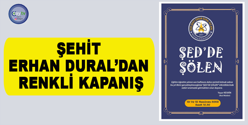 ŞEHİT ERHAN DURAL’DAN RENKLİ KAPANIŞ. ŞEHİT ERHAN DURAL KIZ ANADOLU İMAM HATİP LİSESİ 2022-2023 EĞİTİM ÖĞRETİM YILININ SON HAFTASINI RENKLİ ETKİNLİKLERLE TAMAMLIYOR