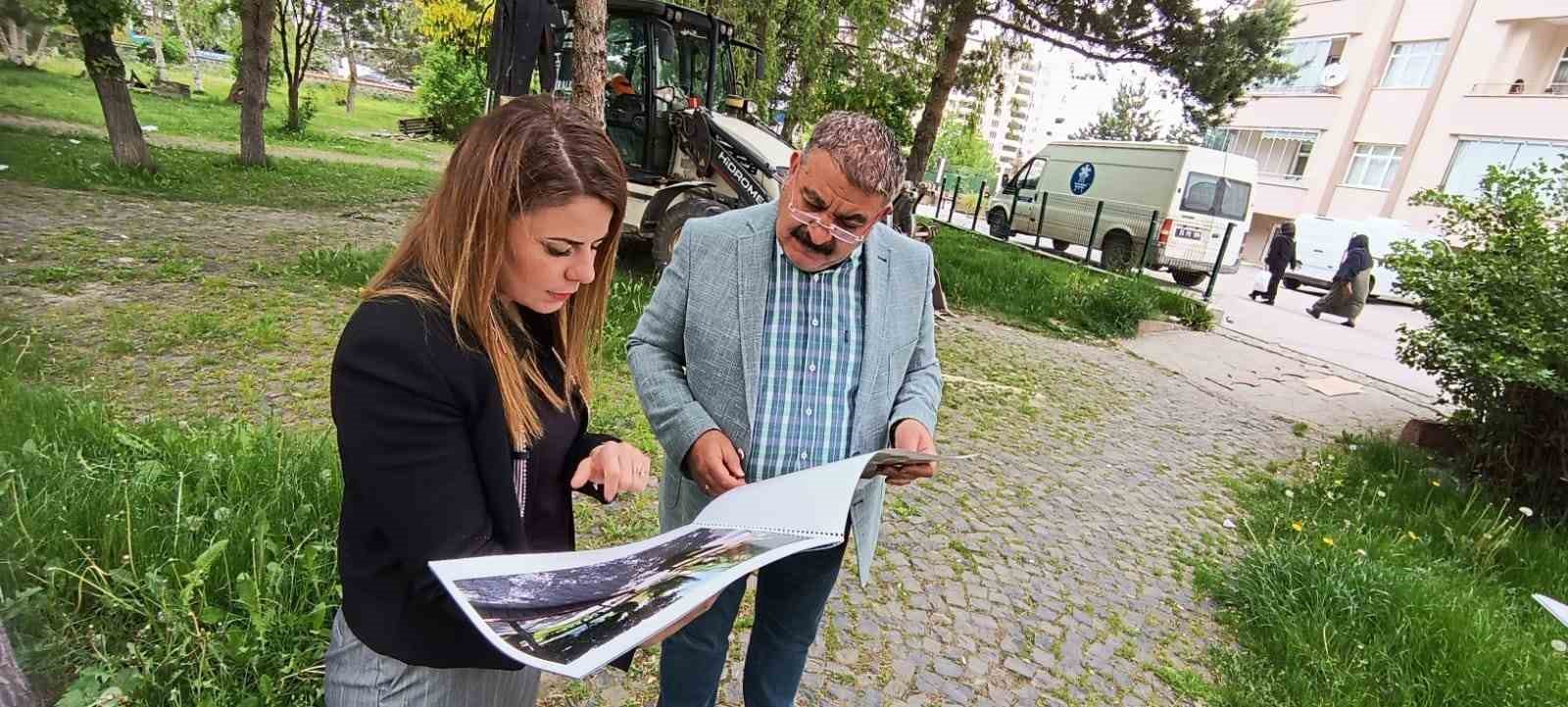 PALANDÖKEN BELEDİYESİ, KAYAKYOLU GİRİŞİNDE BULUNAN 12 MART PARKINI, KENT MEYDANINA DÖNÜŞTÜRÜYOR