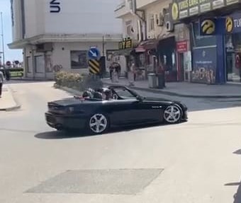 ORDU'DA SPOR OTOMOBİLİYLE TRAFİKTE DRİFT YAPAN SÜRÜCÜYE TOPLAMDA 72 BİN 110 TL PARA CEZASI UYGULANDI