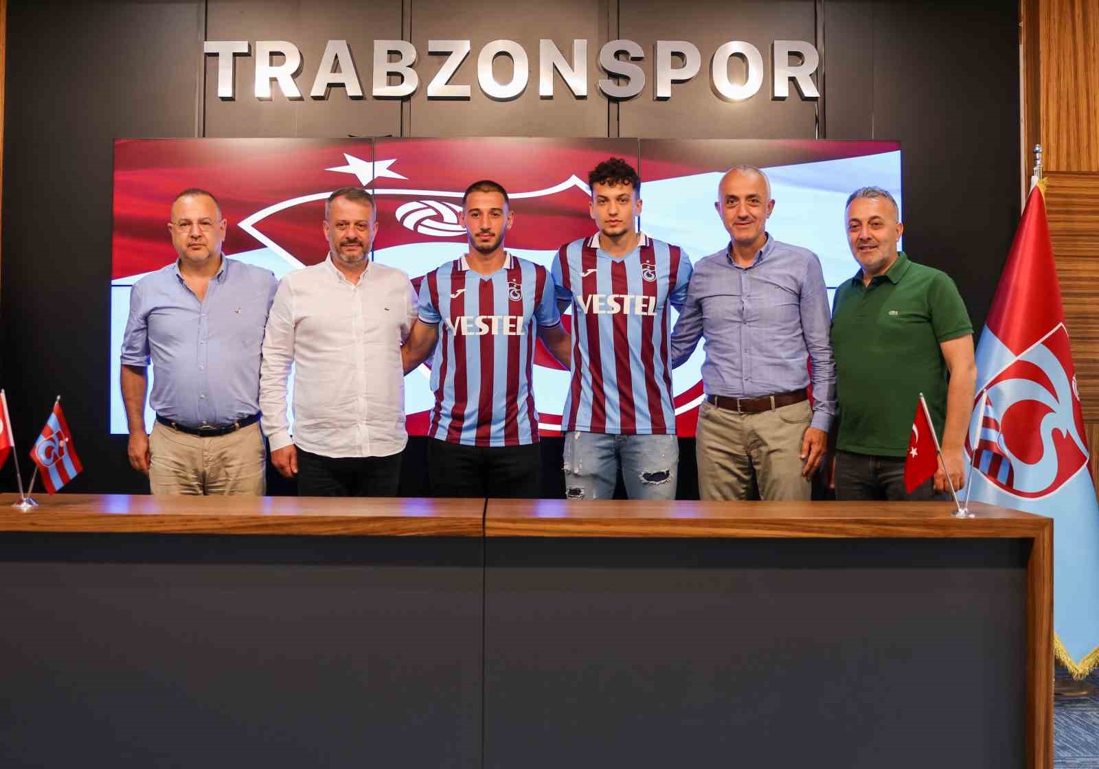TRABZONSPOR, ALTYAPISINDAN YETİŞEN GENÇ OYUNCULAR ARİF BOŞLUK VE ALİ ŞAHİN YILMAZ İLE SÖZLEŞME YENİLEDİ