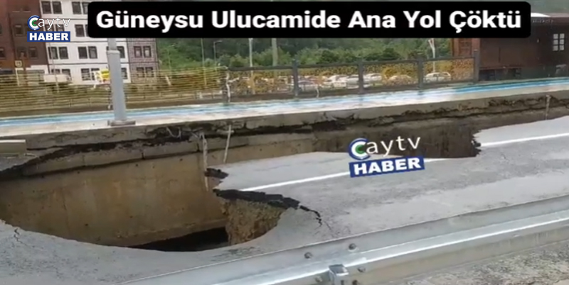 RİZE ÇAYELİ BÖLGESİNDE BİRÇOK KÖY AŞIRI YAĞIŞTAN ETKİLENDİ. TEDBİR AMAÇLI 8 EV BOŞALTILDI